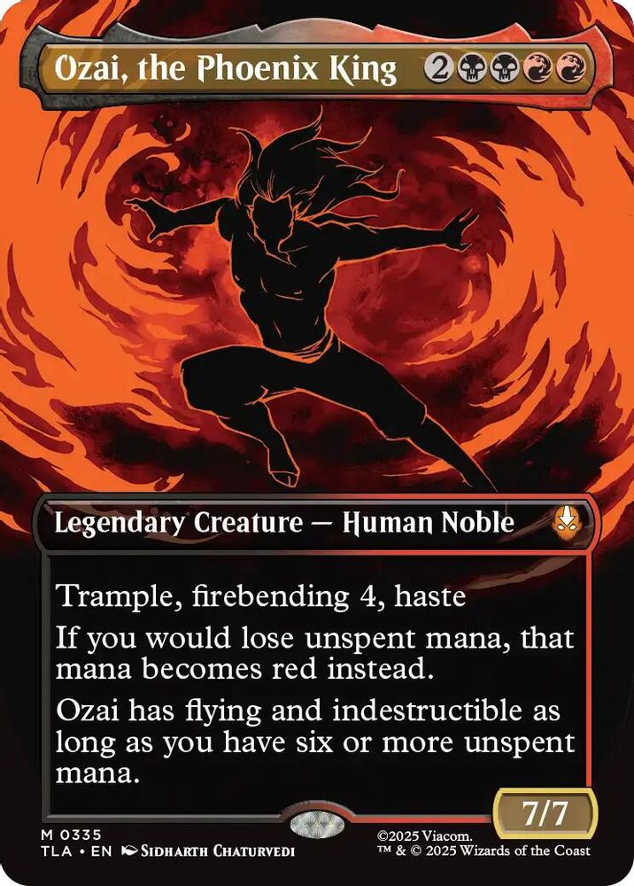 Ozai, the Phoenix King (0335) (Borderless) [Avatar: The Last Airbender]