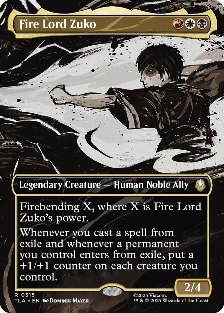 Fire Lord Zuko (Borderless) [Avatar: The Last Airbender]