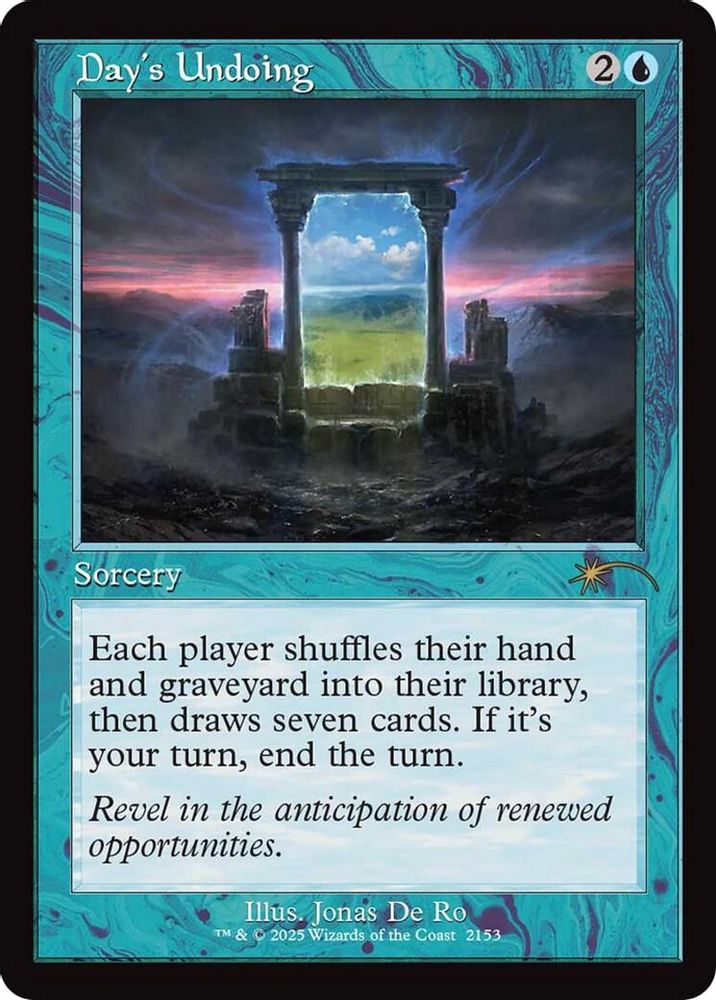 Day's Undoing (Retro Frame) [Secret Lair Drop Series]