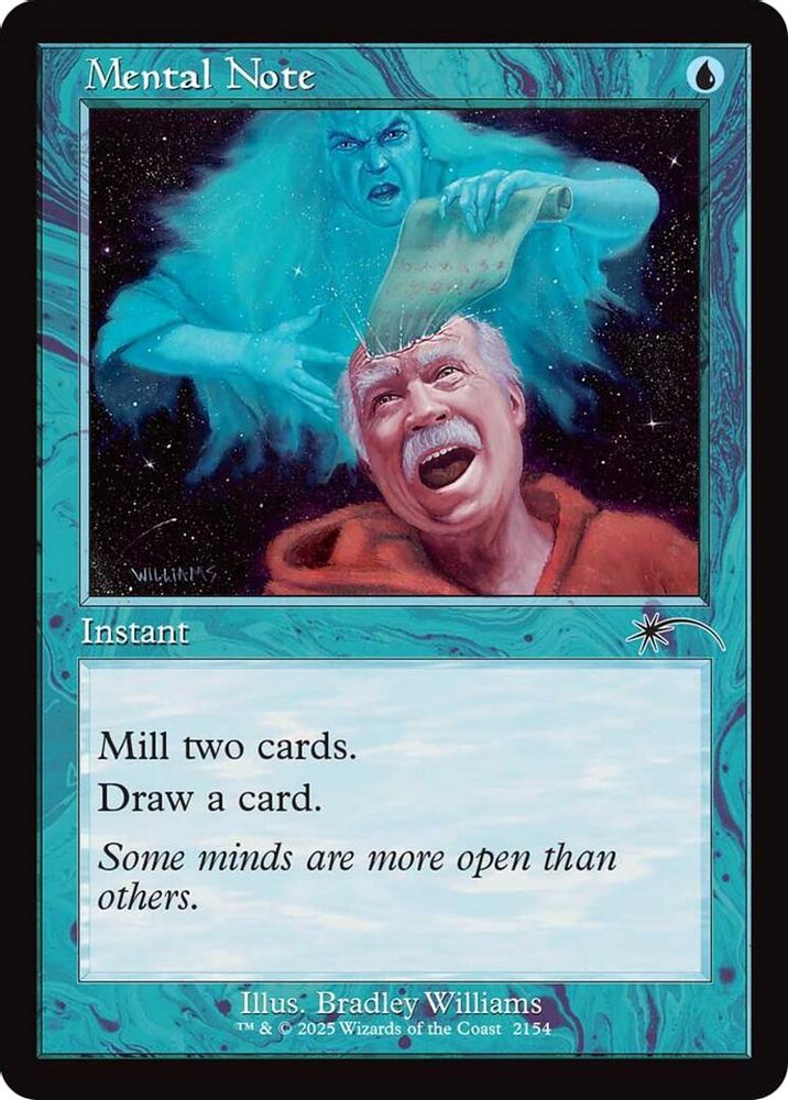 Mental Note (Retro Frame) [Secret Lair Drop Series]