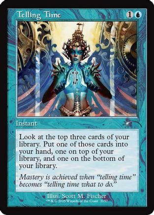 Telling Time (Retro Frame) [Secret Lair Drop Series]