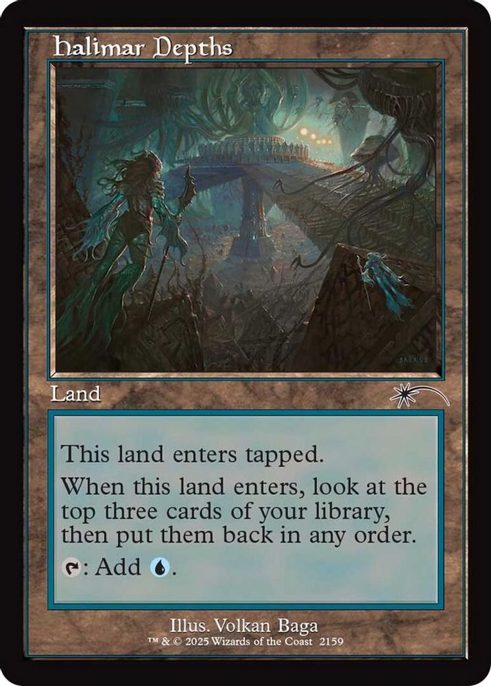 Halimar Depths (Retro Frame) [Secret Lair Drop Series]