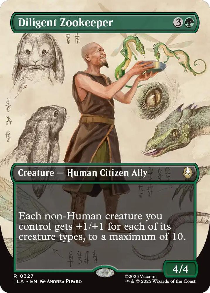 Diligent Zookeeper (Borderless) [Avatar: The Last Airbender]