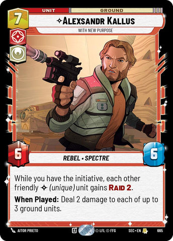 Alexsandr Kallus - With New Purpose (Foil) (665) (665) [Secrets of Power]