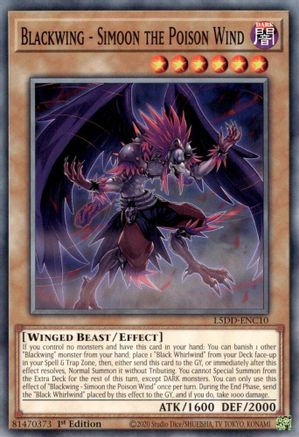 Blackwing - Simoon the Poison Wind [L5DD-ENC10] Common