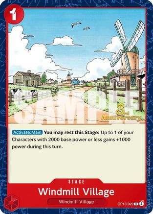 Windmill Village [Carrying On His Will: 3rd Anniversary Tournament Cards]