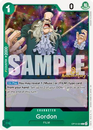 Gordon [Carrying On His Will: 3rd Anniversary Tournament Cards]
