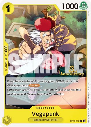Vegapunk [Carrying On His Will: 3rd Anniversary Tournament Cards]