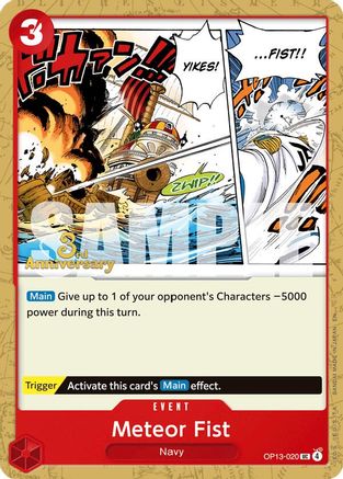Meteor Fist [Carrying On His Will: 3rd Anniversary Tournament Cards]