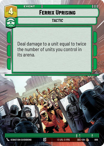 Ferrix Uprising (886) (Hyperspace Foil) (886) [Secrets of Power]