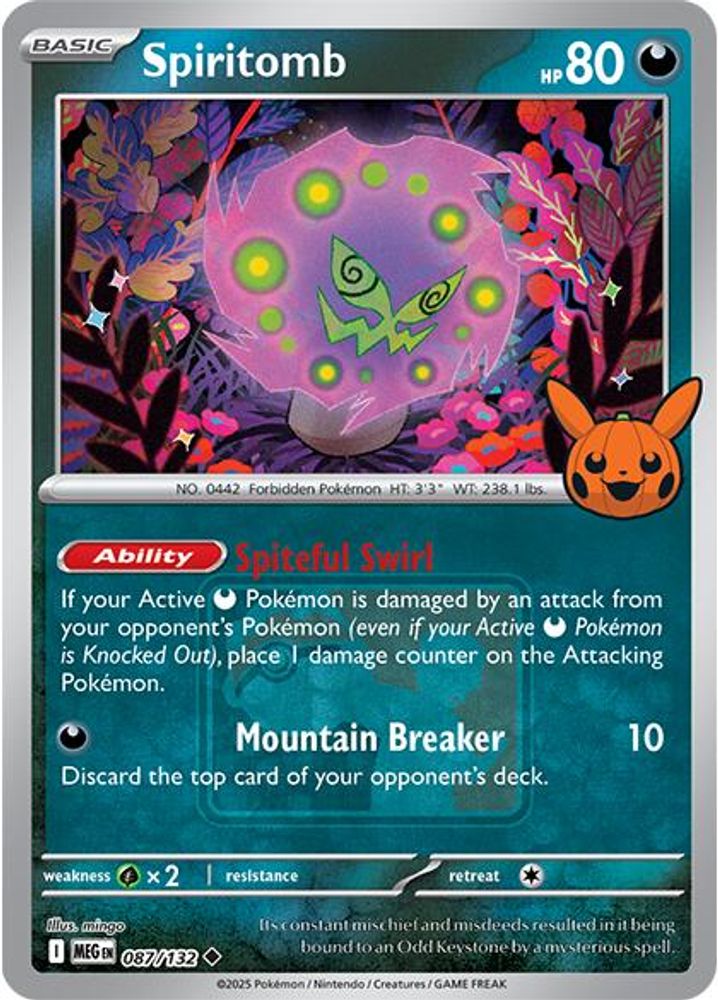 Spiritomb (087/132) (Pokeween 2025) [Miscellaneous Cards]