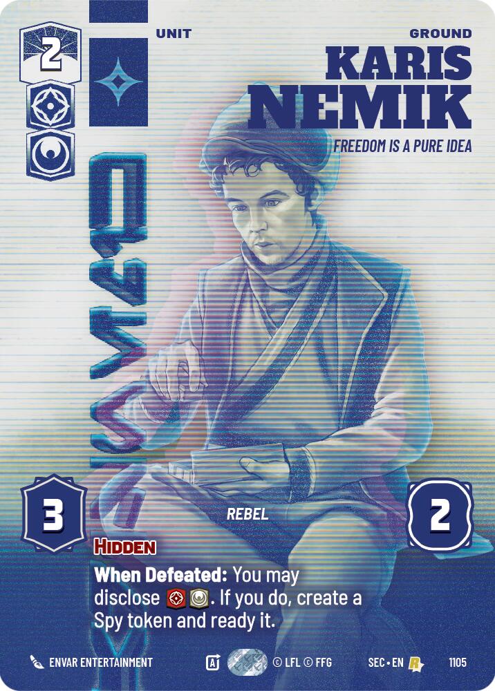 Karis Nemik - Freedom is a Pure Idea (Prestige Foil) (1105) (1105) [Secrets of Power]