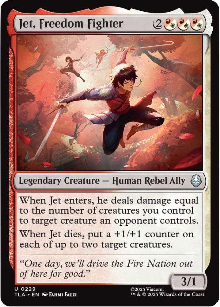 Jet, Freedom Fighter [Avatar: The Last Airbender]