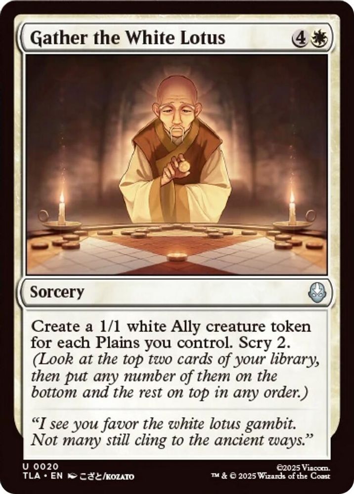 Gather the White Lotus [Avatar: The Last Airbender]