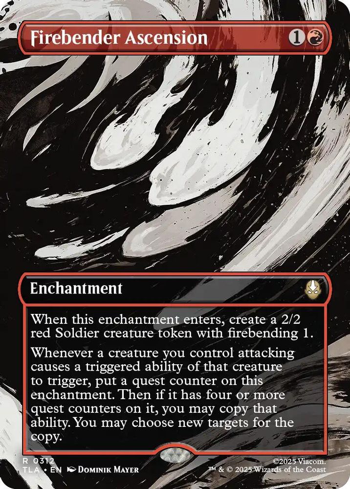Firebender Ascension (Borderless) [Avatar: The Last Airbender]