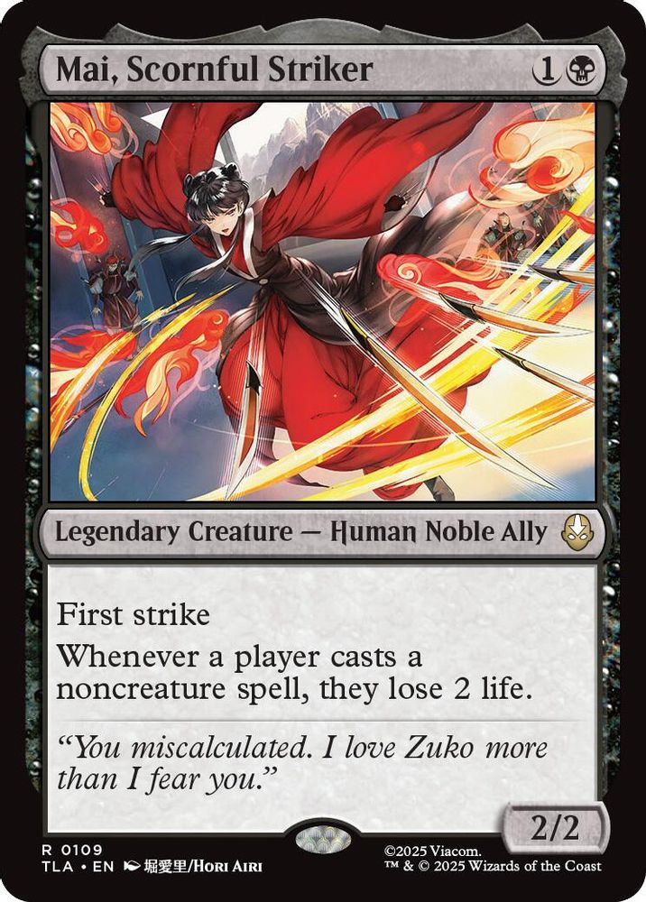 Mai, Scornful Striker [Avatar: The Last Airbender]
