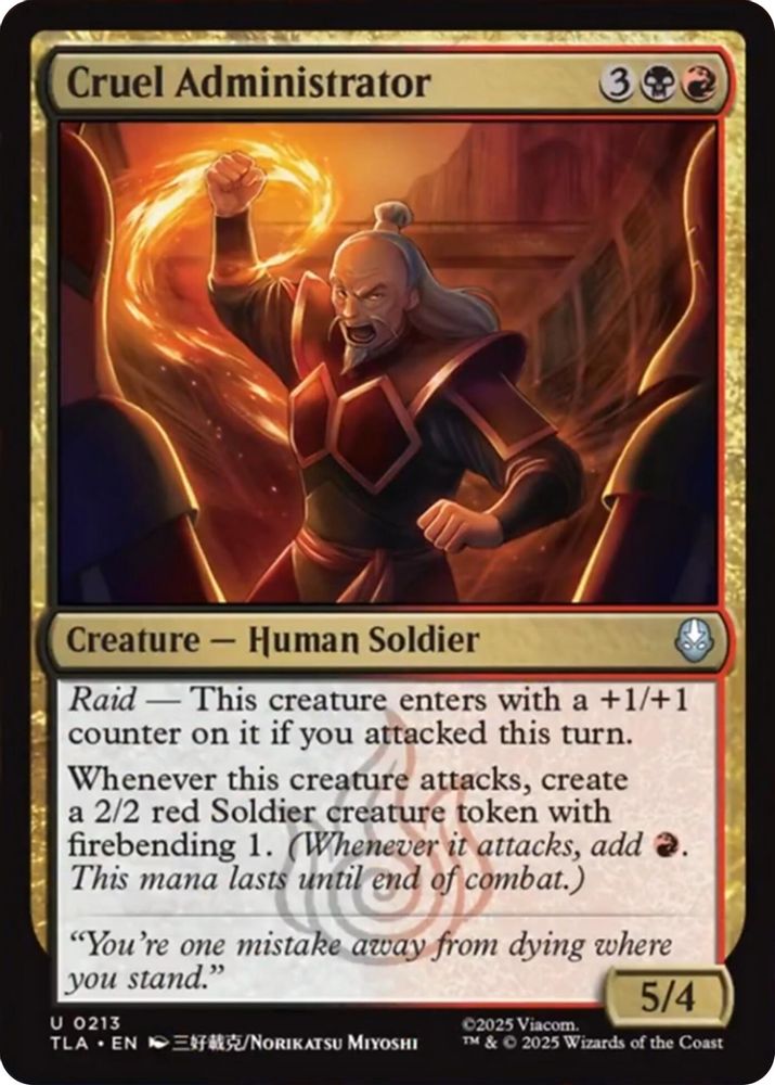 Cruel Administrator [Avatar: The Last Airbender]