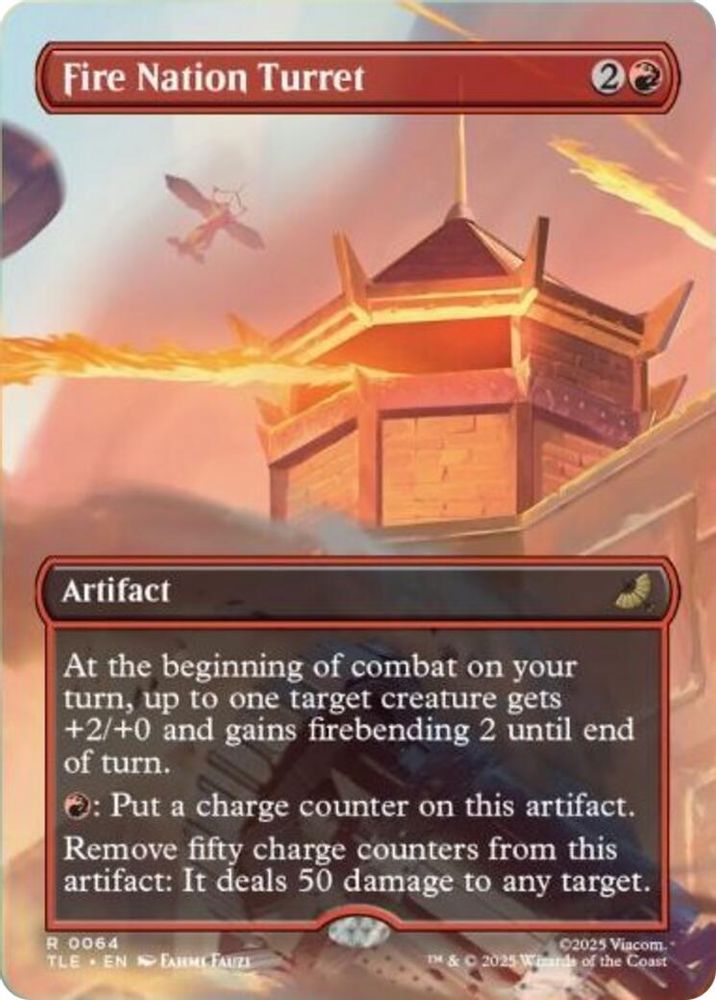Fire Nation Turret (Borderless) [Avatar: The Last Airbender: Eternal-Legal]