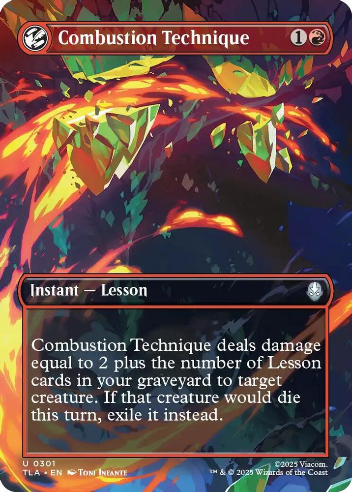 Combustion Technique (Borderless) [Avatar: The Last Airbender]