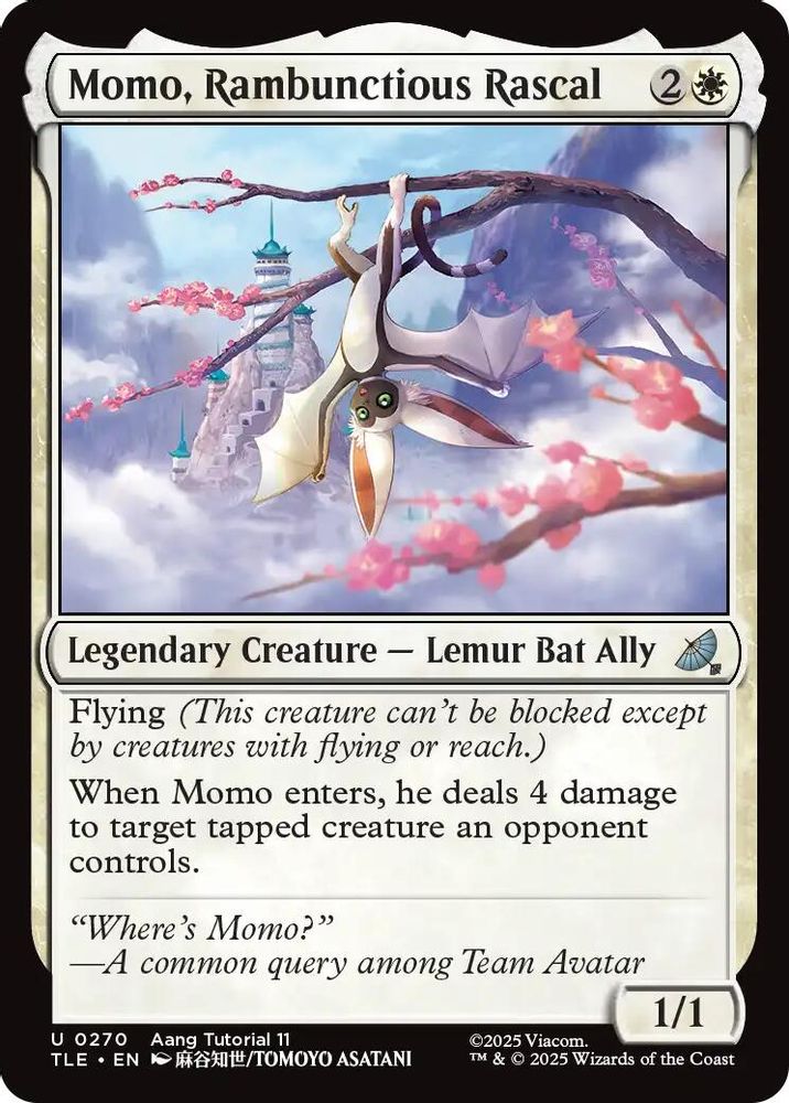 Momo, Rambunctious Rascal (0270) [Avatar: The Last Airbender: Eternal-Legal]