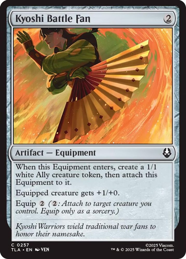 Kyoshi Battle Fan [Avatar: The Last Airbender]