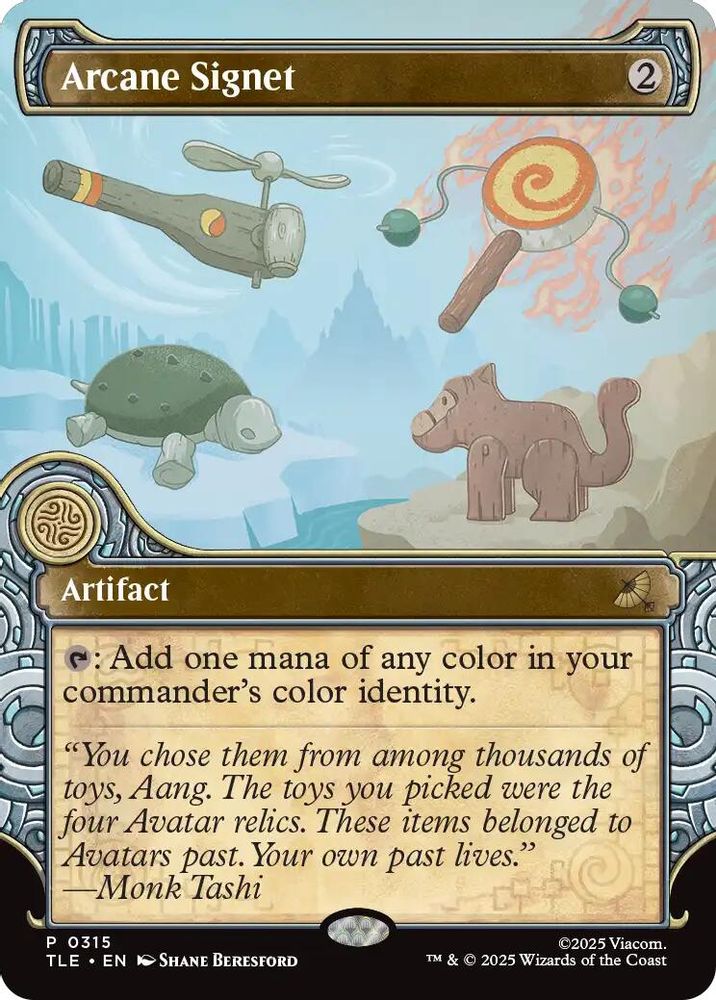 Arcane Signet (Showcase) [Avatar: The Last Airbender: Eternal-Legal]