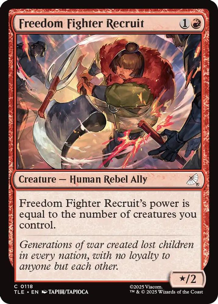 Freedom Fighter Recruit [Avatar: The Last Airbender: Eternal-Legal]