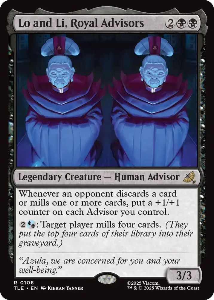 Lo and Li, Royal Advisors [Avatar: The Last Airbender: Eternal-Legal]