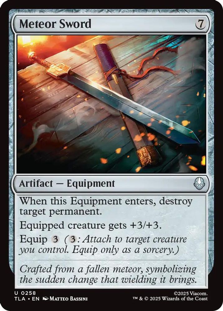 Meteor Sword [Avatar: The Last Airbender]