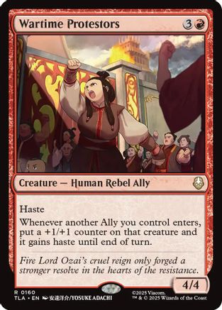 Wartime Protestors [Avatar: The Last Airbender]