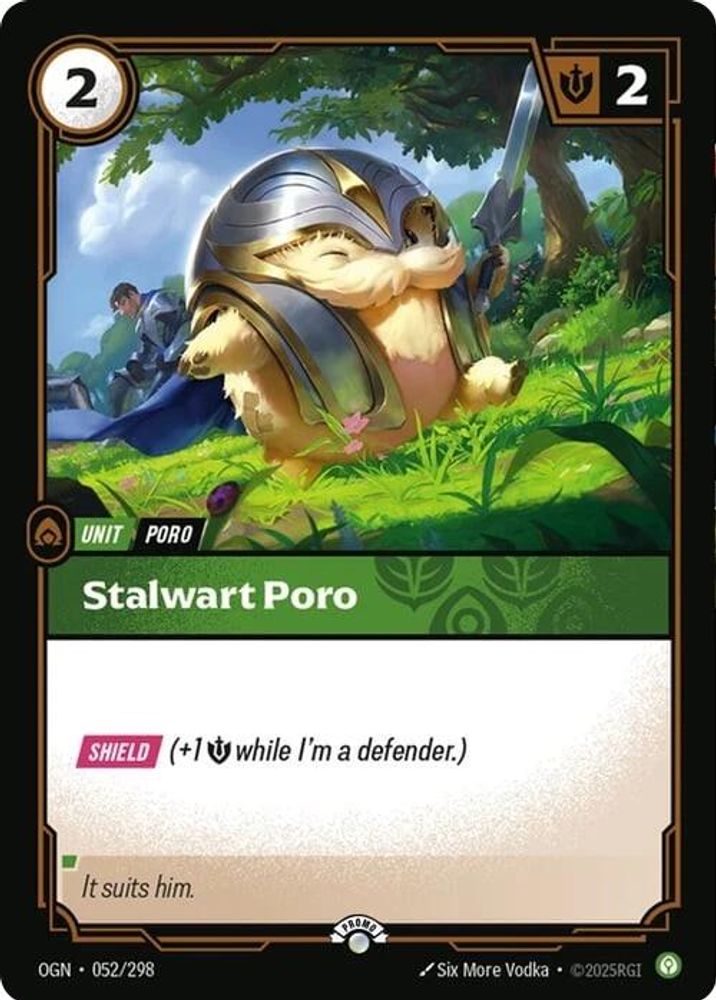 Stalwart Poro (052/298) - [Riftbound Organized Play Promotional Cards Foil] (Riftbound TCG)