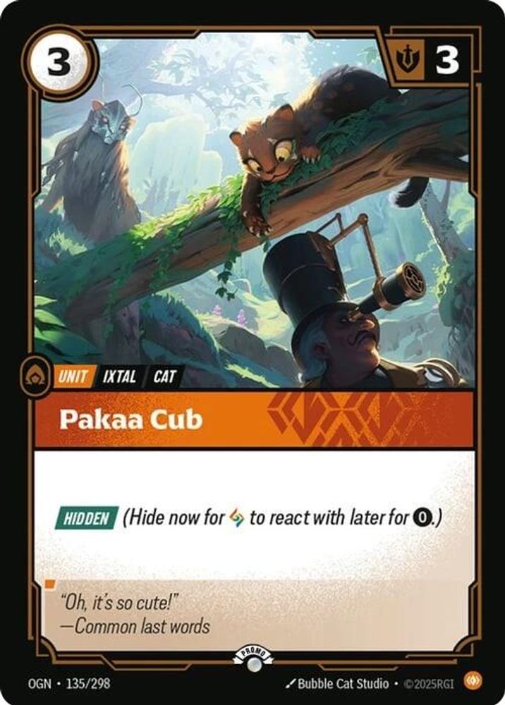 Pakaa Cub (135/298) - [Riftbound Organized Play Promotional Cards Foil] (Riftbound TCG)