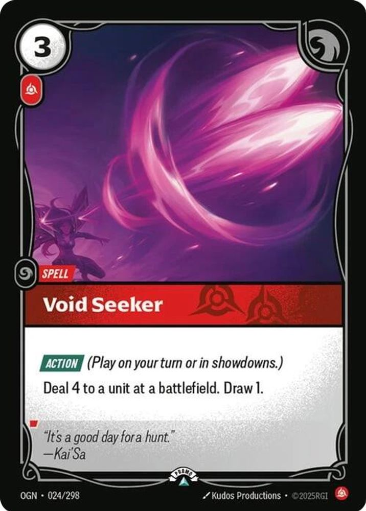 Void Seeker (024/298) - [Riftbound Organized Play Promotional Cards Foil] (Riftbound TCG)