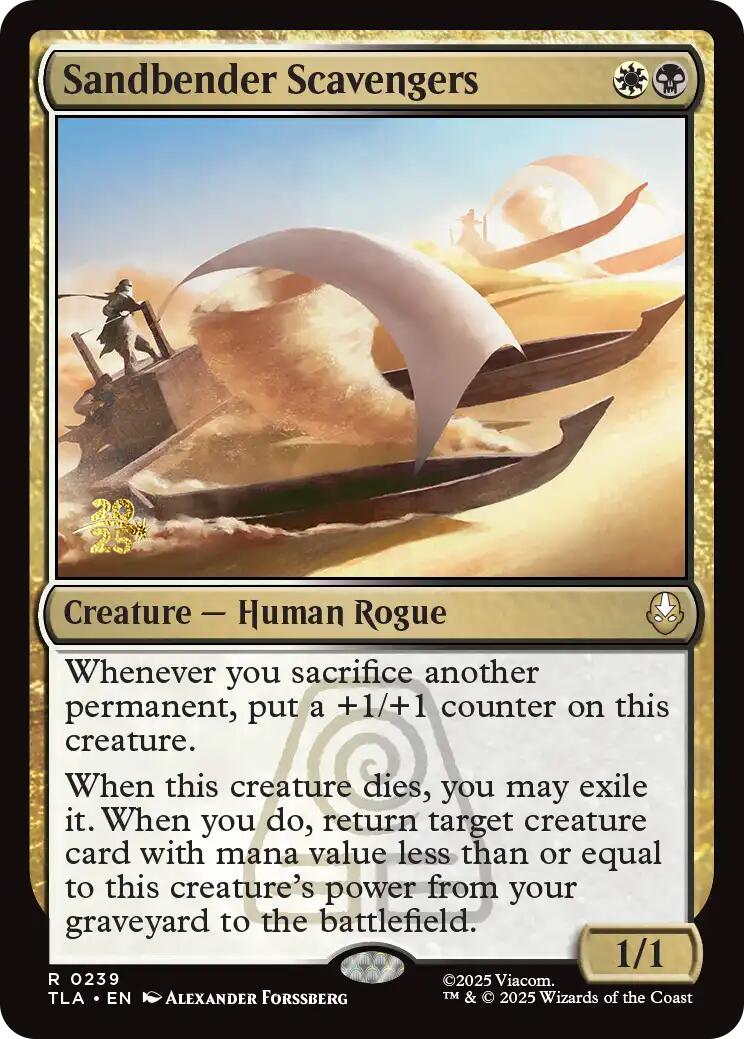 Sandbender Scavengers [Avatar: The Last Airbender Prerelease Cards]