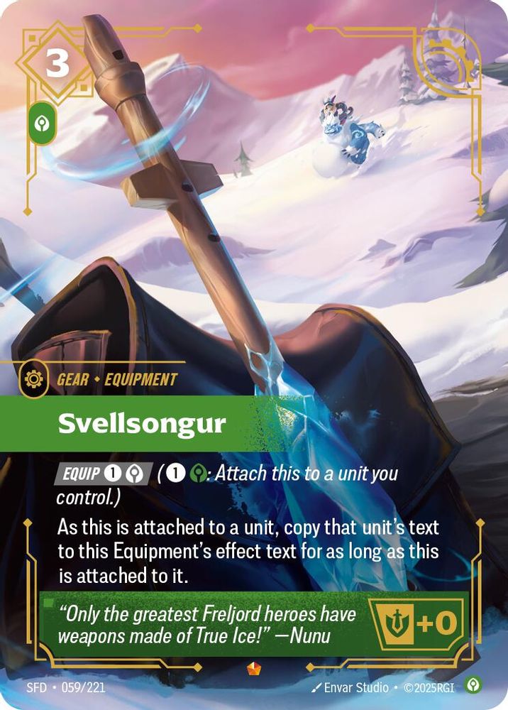 Svellsongur (059/221) - [Spiritforged Foil] (Riftbound TCG)