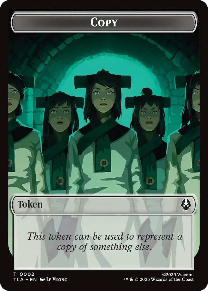 Copy (0002) // Soldier (0011) Double-Sided Token [Avatar: The Last Airbender Tokens]