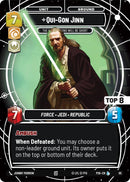 Qui-Gon Jinn - The Negotiations Will Be Short (Top 8) (65) (65) [Sector and Regional Promos: Season 1]