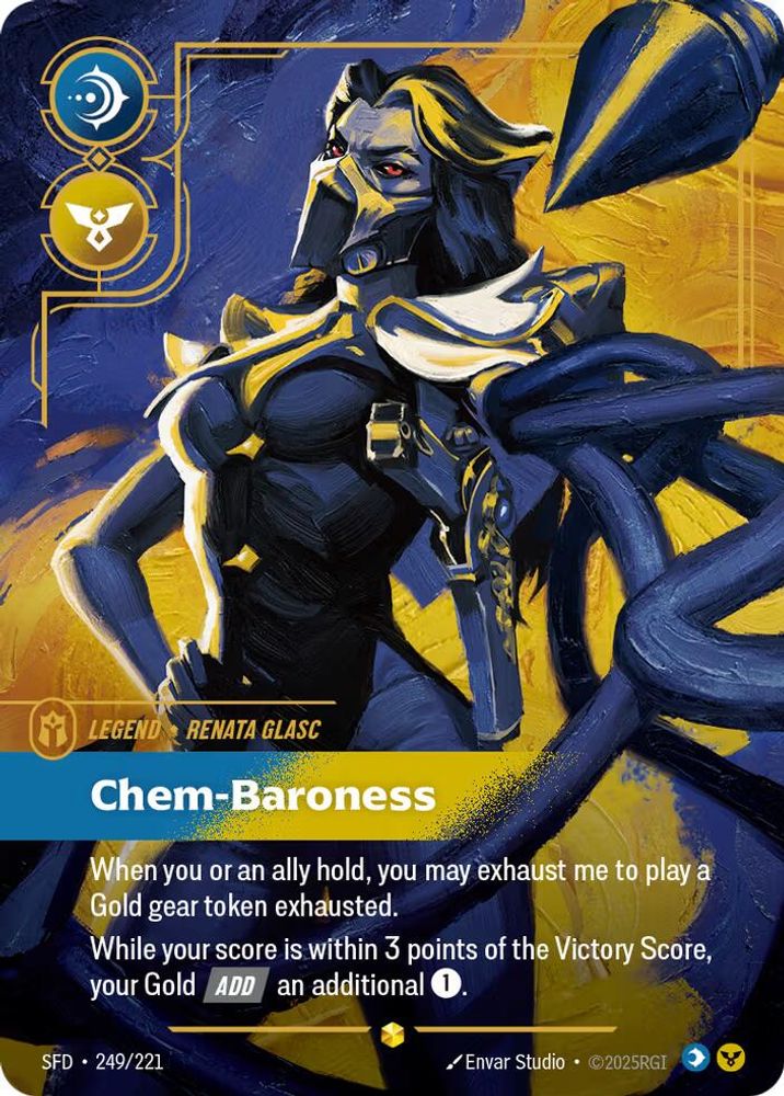 Renata Glasc - Chem-Baroness (Overnumbered) (249/221) - [Spiritforged Foil] (Riftbound TCG)