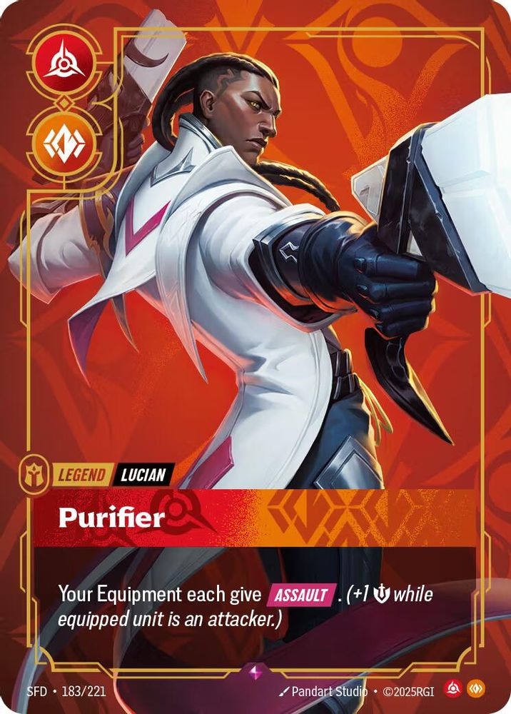 Lucian - Purifier (183/221) - [Spiritforged Foil] (Riftbound TCG)