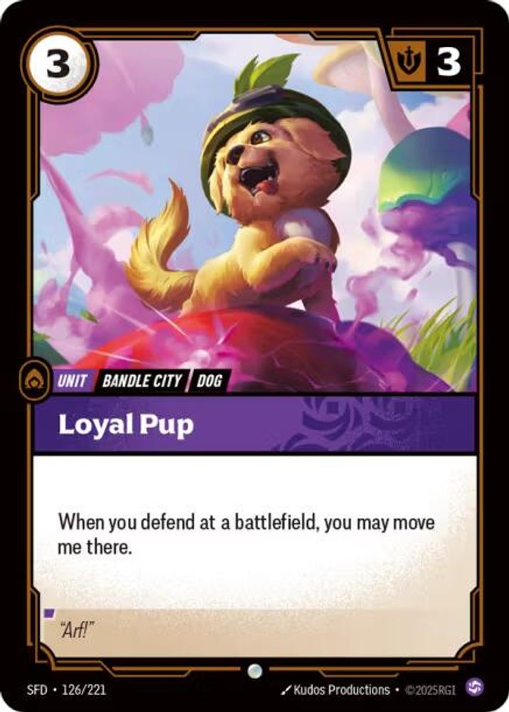 Loyal Pup (126/221) - [Spiritforged Foil] (Riftbound TCG)