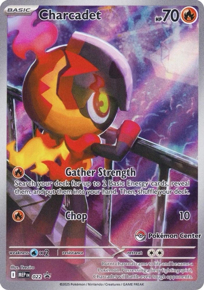 Charcadet (022) (Pokemon Center Exclusive) [Mega Evolution Promo]
