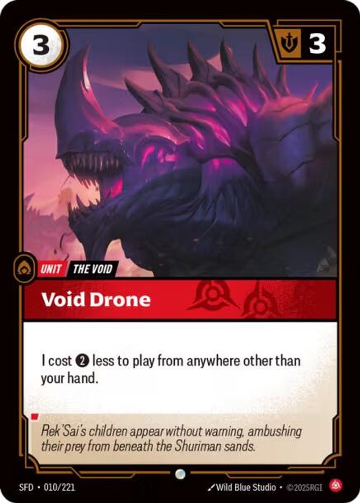 Void Drone (010/221) - [Spiritforged Foil] (Riftbound TCG)