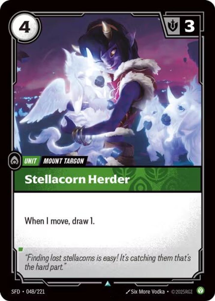 Stellacorn Herder (048/221) - [Spiritforged Foil] (Riftbound TCG)