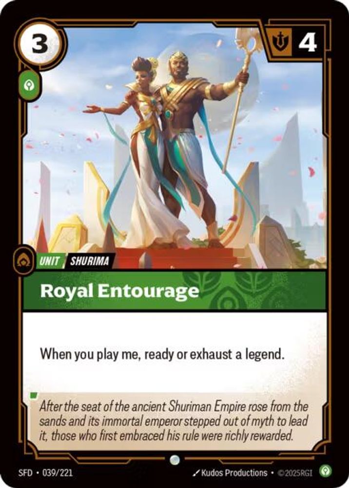 Royal Entourage (039/221) - [Spiritforged Foil] (Riftbound TCG)