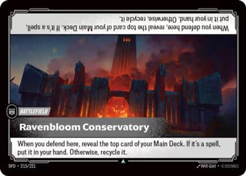 Ravenbloom Conservatory (215/221) - [Spiritforged Foil] (Riftbound TCG)