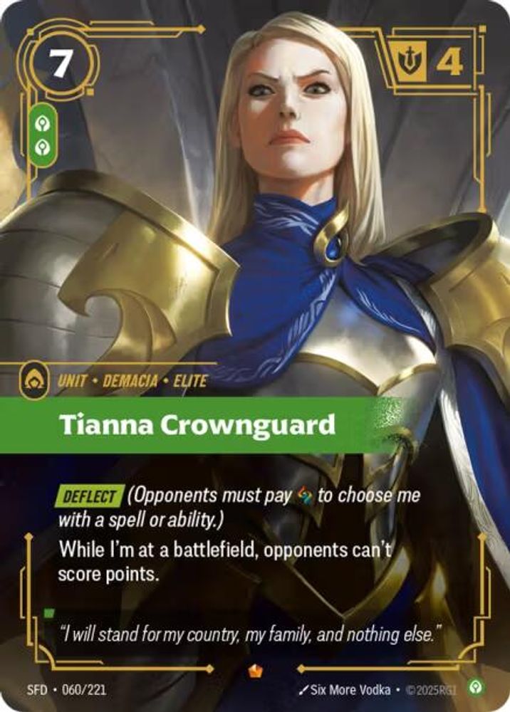Tianna Crownguard (060/221) - [Spiritforged Foil] (Riftbound TCG)