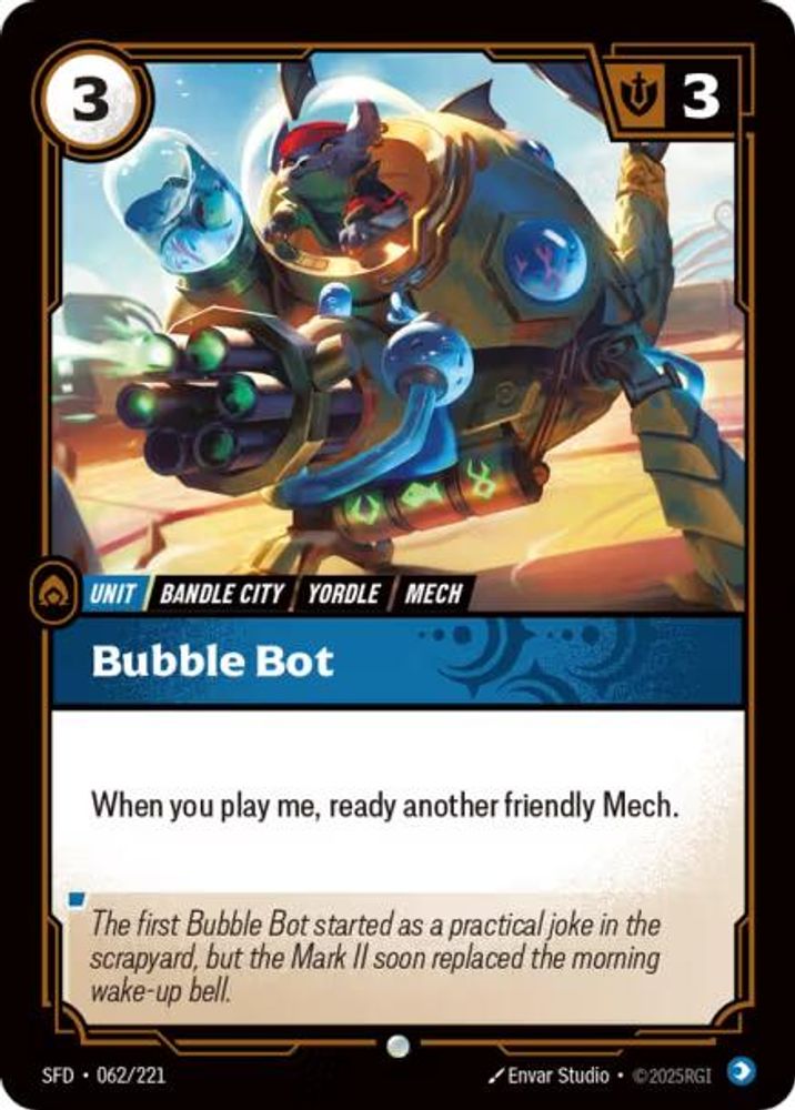 Bubble Bot (062/221) - [Spiritforged Foil] (Riftbound TCG)