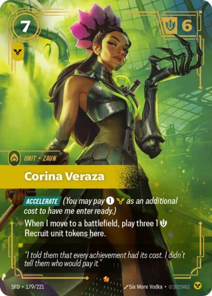 Corina Veraza (179/221) - [Spiritforged Foil] (Riftbound TCG)