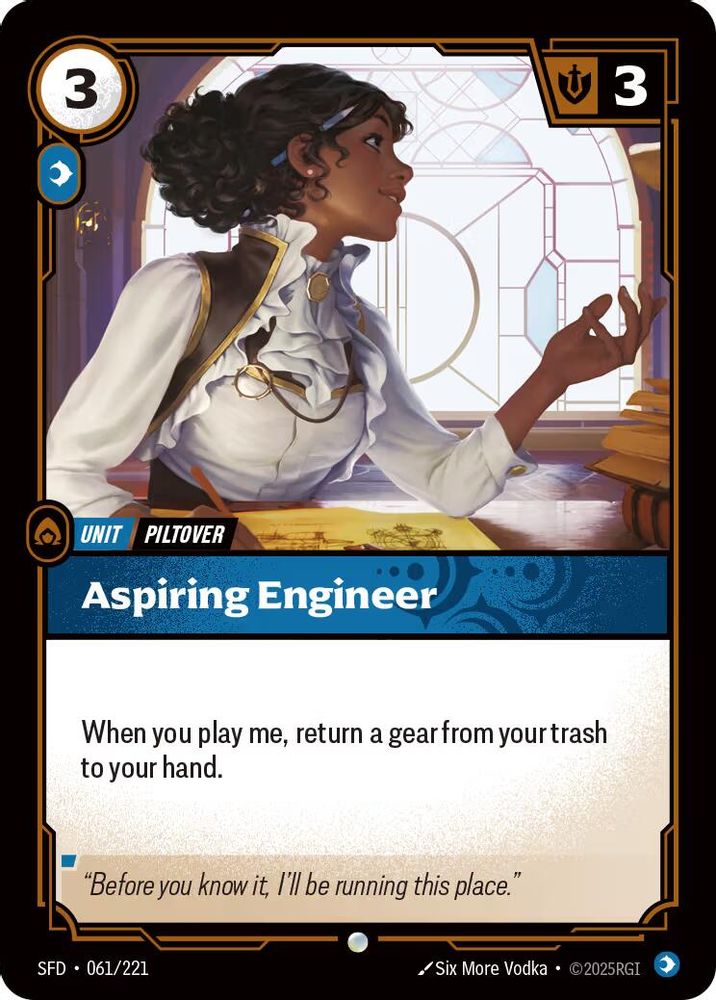 Aspiring Engineer (061/221) - [Spiritforged Foil] (Riftbound TCG)
