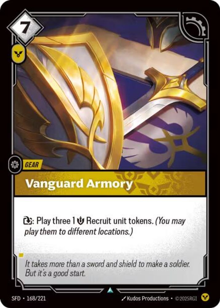 Vanguard Armory (168/221) - [Spiritforged Foil] (Riftbound TCG)